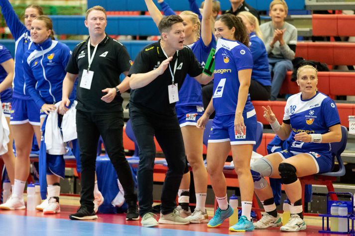 Kvennalandsliðið í handbolta átti að koma saman til æfinga í Vestmannaeyjum en það bíður betri tíma.