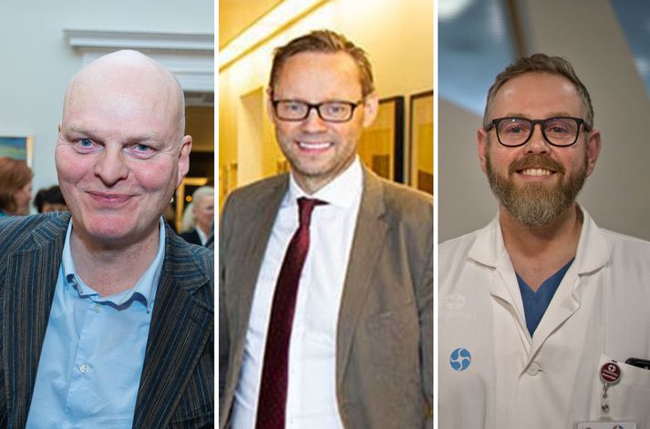 Hallgrímur Helgason og Ragnar Freyr Ingvarsson eru meðal þeirra sem óska Skúla Tómasi til hamingju.