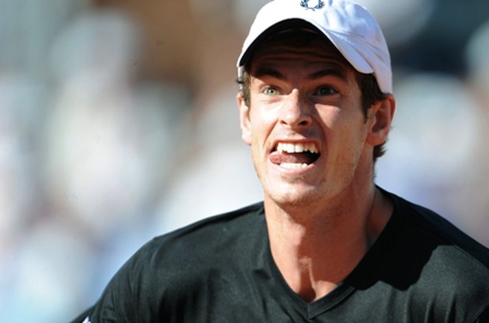 Andy Murray á Opna franska í dag.