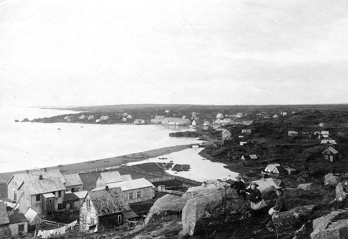 Litið um öxl Hafnarfjörður árið 1908.