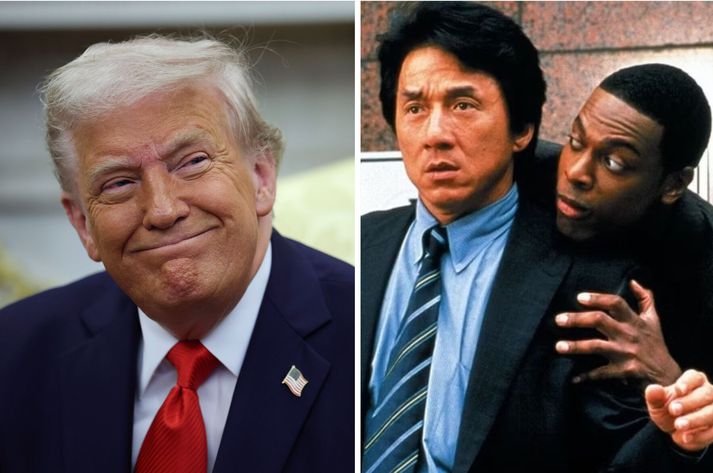 Donald Trump elskar Rush Hour-myndirnar og virðist hafa haft áhrif á að fjórða myndin færi í framleiðslu.