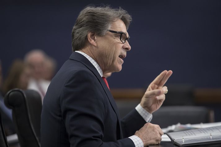 Rick Perry er einn fjölda bandarískra íhaldsmanna sem þræta fyrir vísindalega þekkingu á orsökum loftslagsbreytinga.