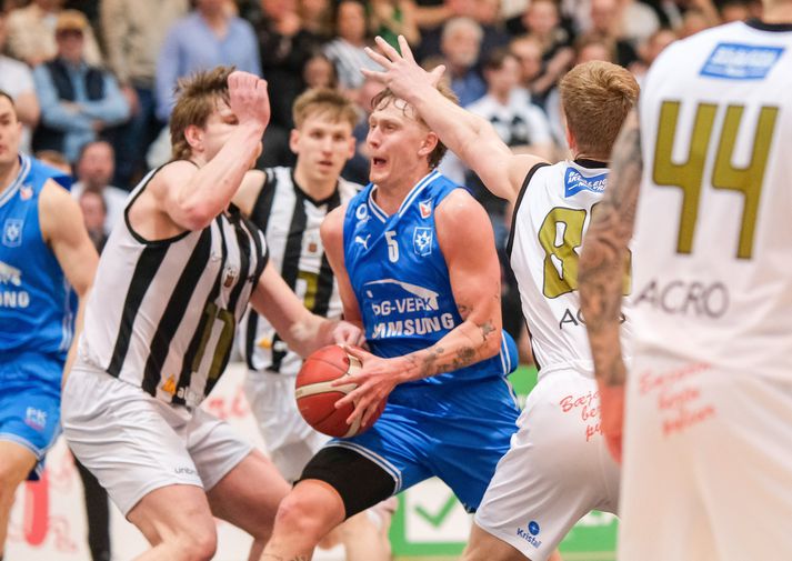 Hilmar Smári Henningsson reyndist Stjörnuliðinu eins og svo oft áður gulls ígildi í þessum leik. 