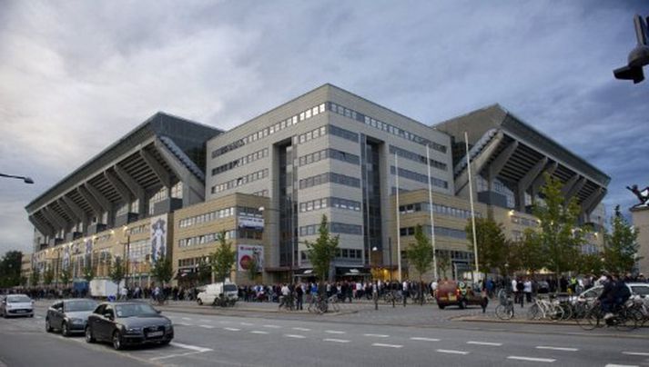 Frá Parken í Kaupmannahöfn. Mynd/ AFP.