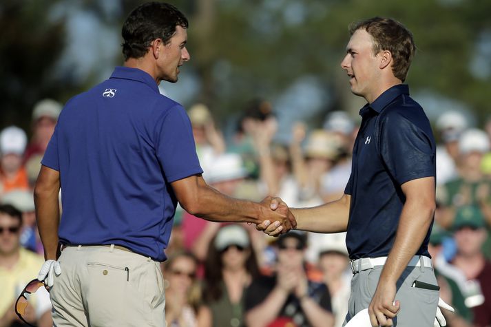 Adam Scott og Jordan Spieth.