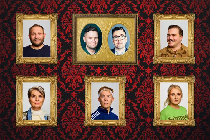 Edda Björgvins, Sveppi, Sigurður Þór, Snjólaug Lúðvíks og Villi Neto munu keppa í íslenska Taskmaster.