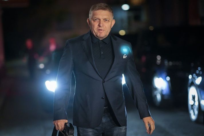 Robert Fico, fyrrverandi forsætisráðherra Slóvakíu, er í kjörstöðu eftir kosningarnar.