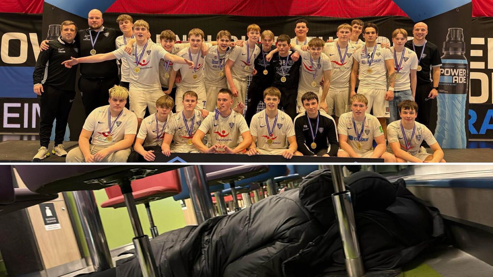 „Ní­tján tíma ferða­lag til að keppa sex­tíu mínútur í hand­bolta“