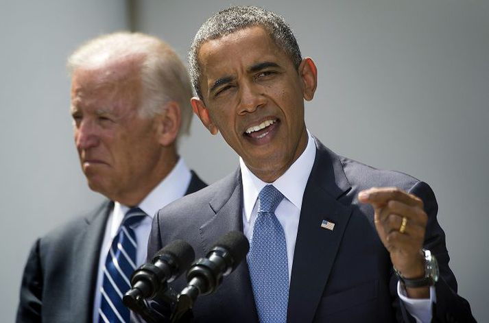 Almennt var álitið að Barack Obama hygðist tilkynna um hernaðaraðgerðir gegn Sýrlandi, en hann ákvað að vísa málinu til þingsins. Það mun fresta aðgerðum um tíma.Nordicphotos/AFP