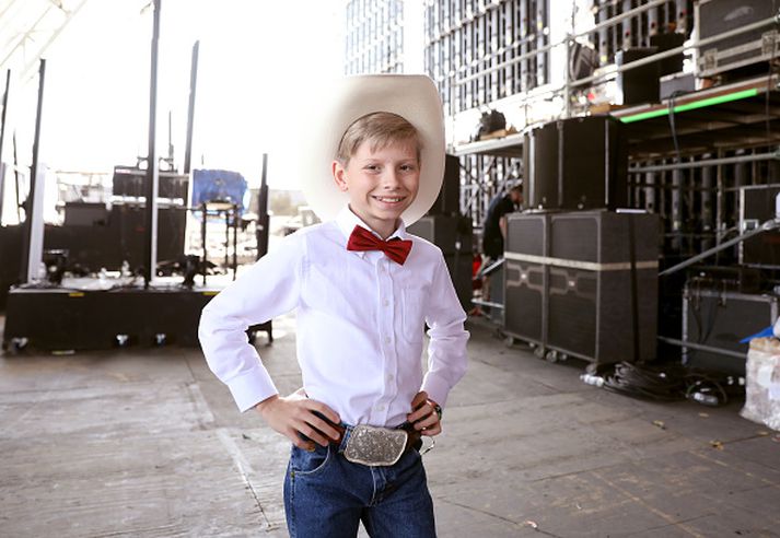 Mason Ramsey hefur skotist hratt upp á stjörnuhimininn síðan í mars.