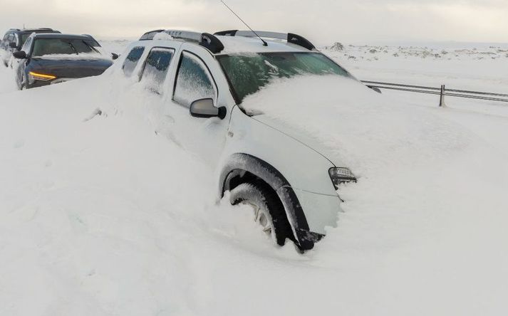 Ekki er ljóst hvað vegurinn verður lengi lokaður. Myndin er úr safni.