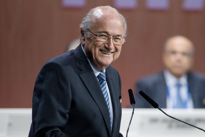 Sepp Blatter verður forseti FIFA næstu fjögur árin.