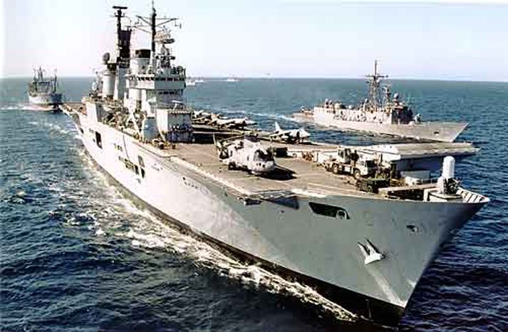Flugmóðurskipið Ark Royal.