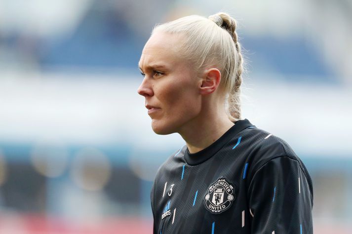 María Þórisdóttir kom ekki við sögu í leik Manchester United í dag.