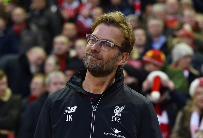 Klopp er litríkur á hliðarlínunni.
