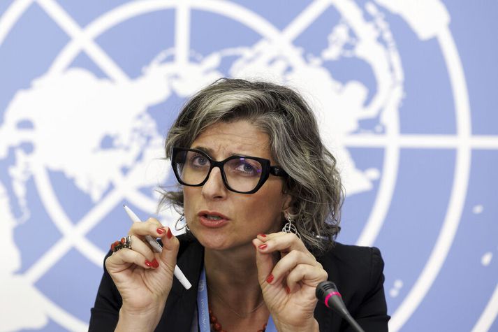 Francesca Albanese hefur verið mjög afdráttarlaus í gagnrýni sinni gagnvart Ísrael.