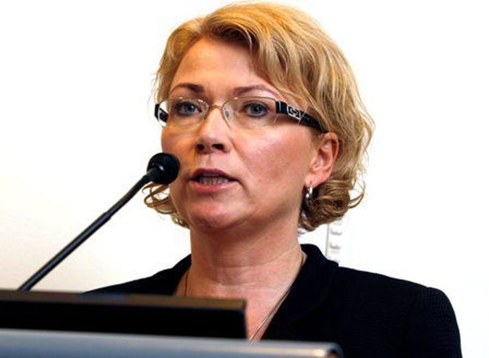 Steinunn Guðbjartsdóttir formaður slitastjórnarinnar.