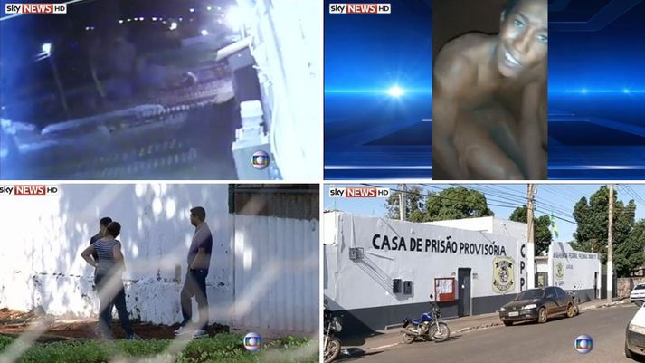 Lögreglan hefur náð að handsama tvo fanga nú þegar.