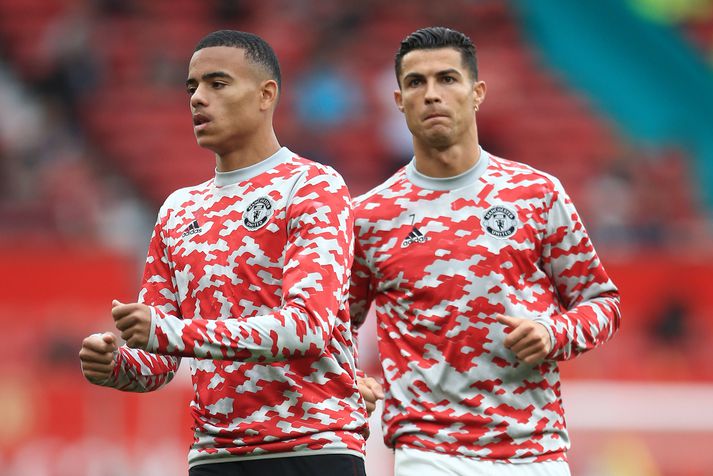 Ronaldo og Greenwood spiluðu saman hjá Manchester United áður en sá síðarnefndi þurfti að hætta störfum þar. 