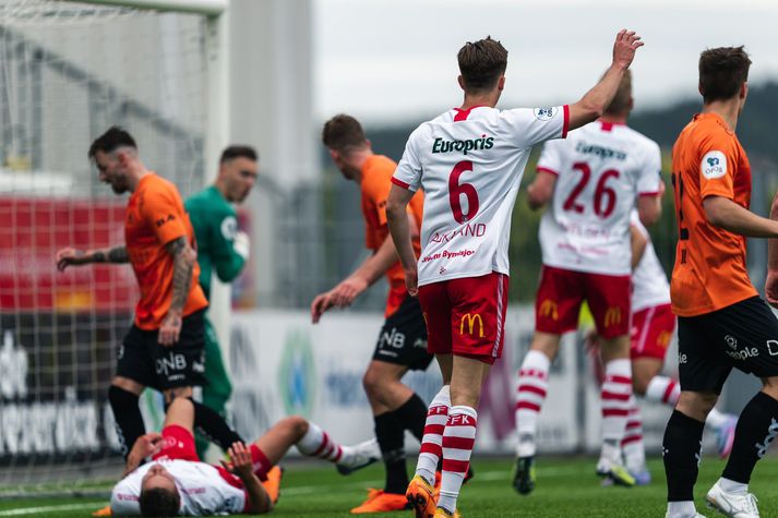 Fredrikstad eru enn taplausir á toppi 1. deildarinnar í Noregi