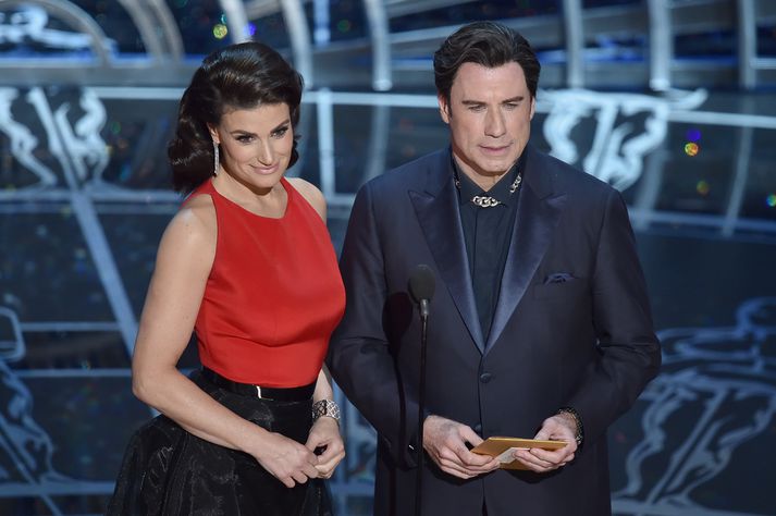 Idina Menzel og John Travolta