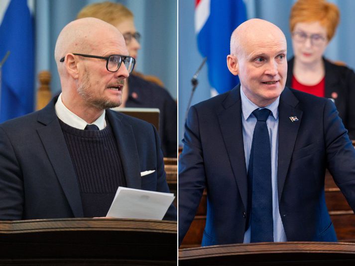 Stefán Vagn Stefánsson sagðist litlu nær um fjármögnun Fljótaganga eftir svör Eyjólfs Ármannssonar innviðaráðherra, sem vísaði honum á fjármálaráðherra með frekari spurningar um fjármögnunina.