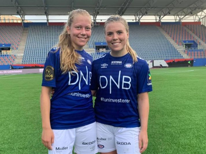 Amanda Andradóttir og Ingibjörg Sigurðardóttir spila saman hjá Vålerenga.