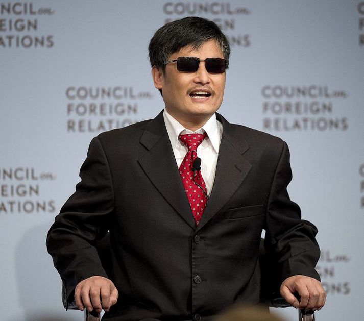 Chen Guangcheng Kom til Bandaríkjanna í lok maí.