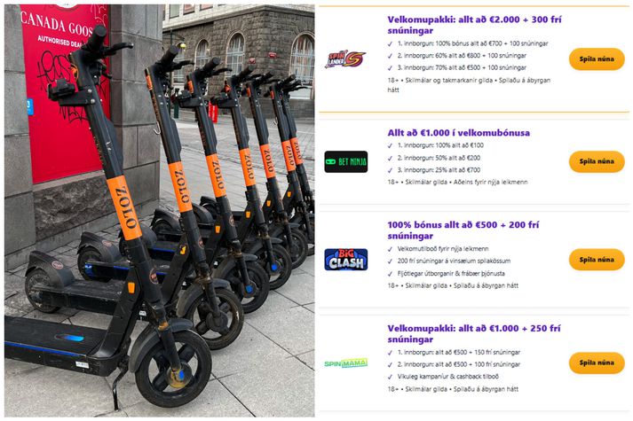 Appelsínugul rafhlaupahjól Zolo voru algeng sjón á götum Reykjavíkur um nokkurt skeið.