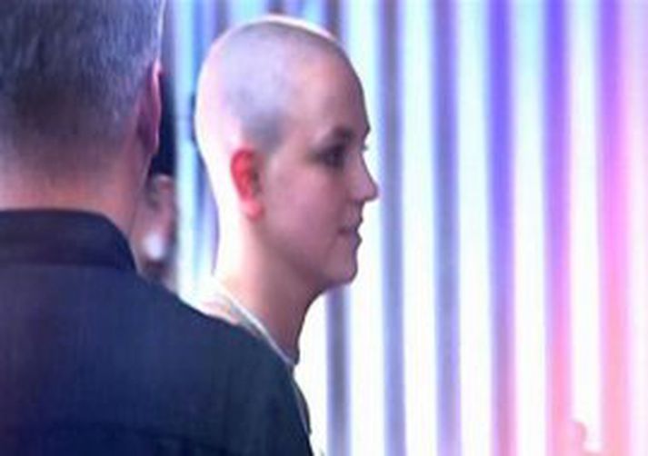 Britney vildi greinilega prófa eitthvað nýtt og fór alla leið með það