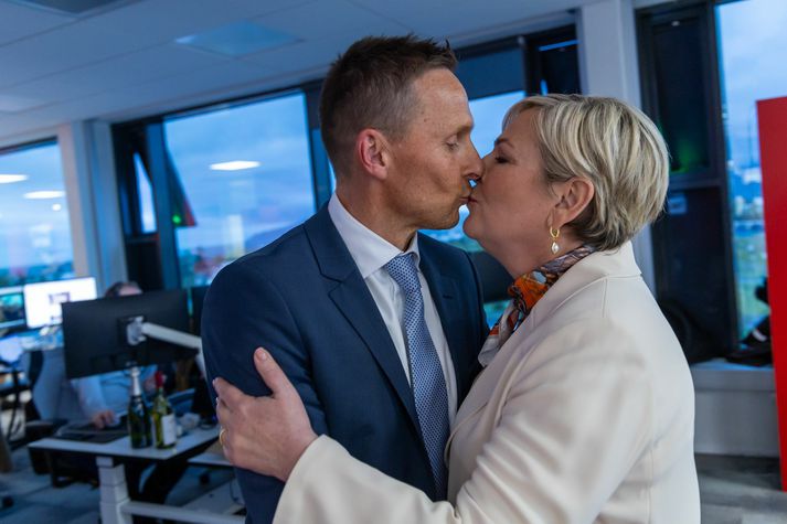 Björn Skúlason og Halla Tómasdóttir hafa verið saman í 25 ára en gift í tuttugu.