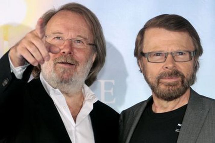Björn Ulvaeus og Benny Andersson, karlraddirnar úr Abba.