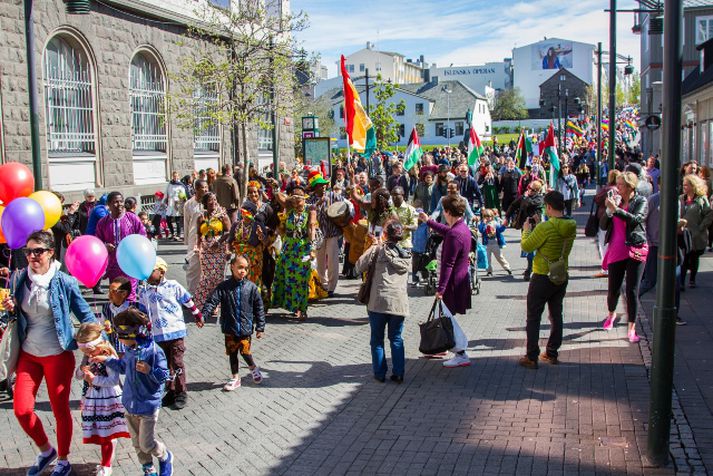 Reykjavíkurborg stóð fyrir hátíðinni í sjötta sinn í dag.