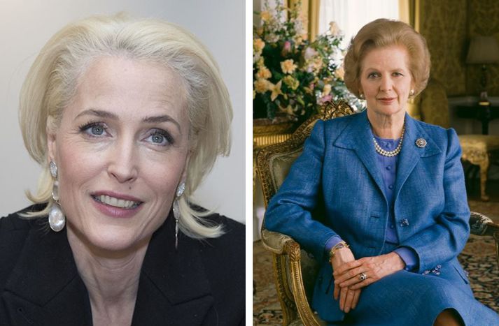 Anderson leikur Thatcher í komandi þáttaröð.