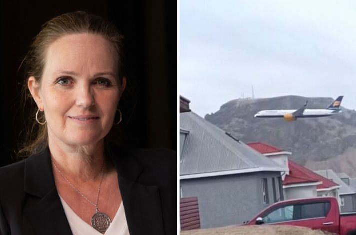 Íris segir mörgum hafa verið brugðið en öðrum hafi þótt flugið flott. 