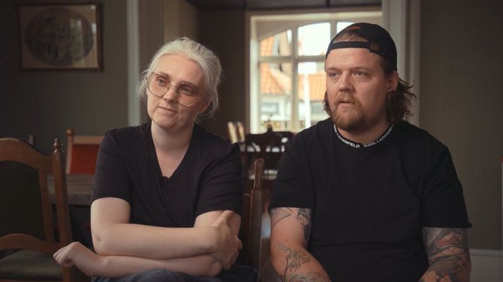 Katrín og T'omas hafa komið sér vel fyrir í Danmörku.