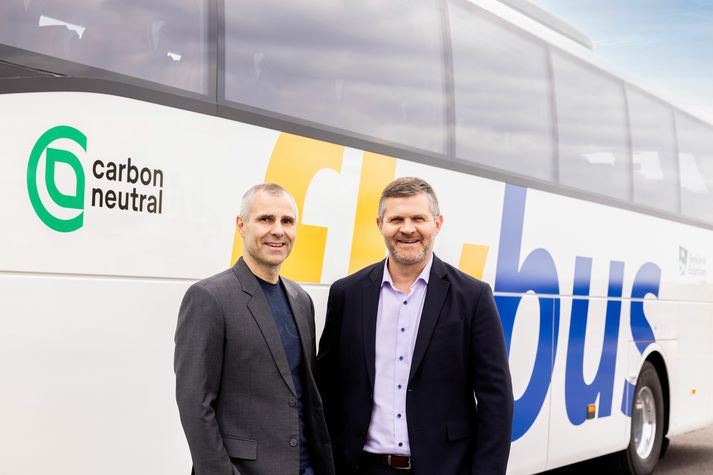 Kristinn Hafliðason framkvæmdastjóri VAXA Technologies, og Björn Ragnarsson forstjóri Icelandia