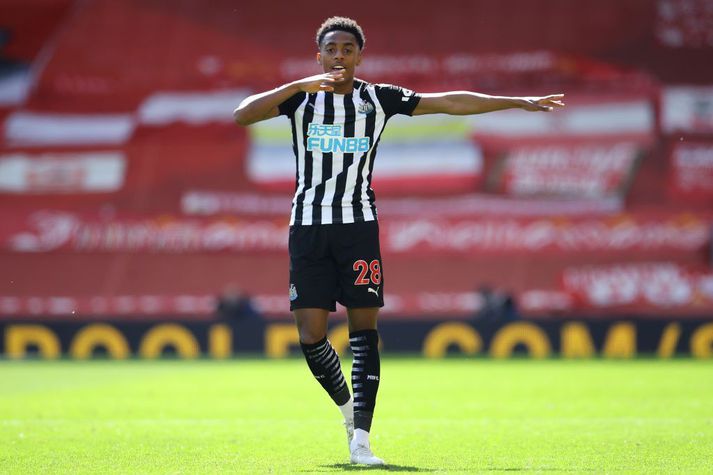 Joe Willock skoraði átta mörk er hann var á láni hjá Newcastle á síðustu leiktíð.