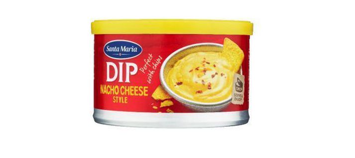 Aðföng ákveðið að taka úr sölu og innkalla Santa Maria Dip Nacho Cheese Style sósur í 250 gramma dósum.