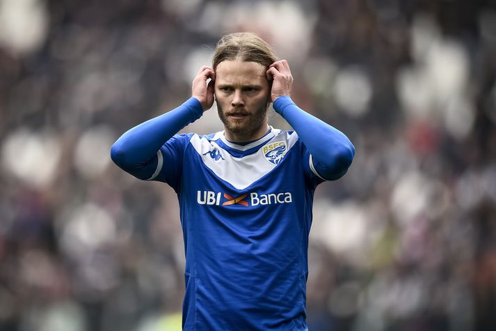 Birkir Bjarnason og félagar í hans nýja félagi Brescia eru í erfiðum málum.