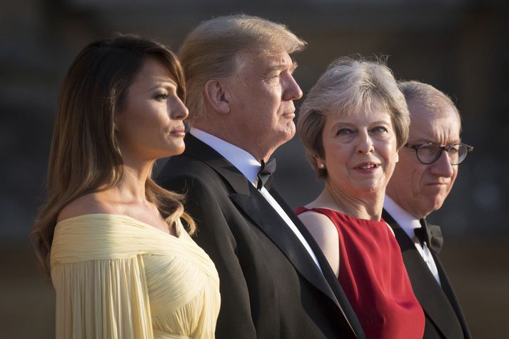 Donald Trump, Bandaríkjanna, er ekki hrifin af þeim áherslum sem May undirstrikað með núverandi Brexit-samningum.