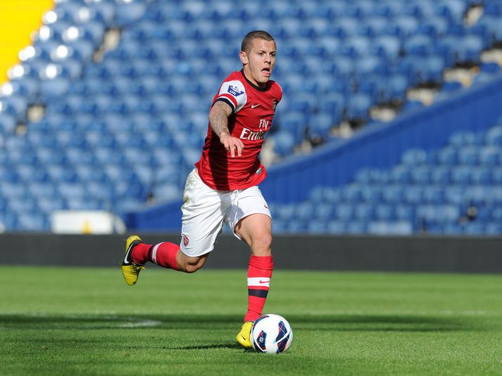 Jack Wilshere í leiknum í kvöld.