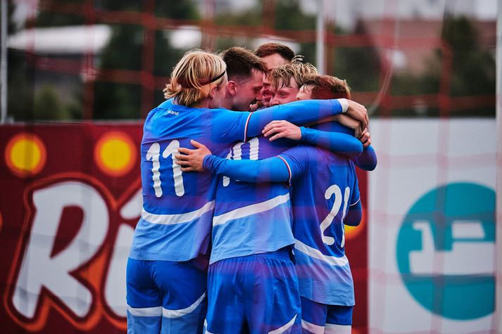 Ísland- Danmökr U21 landsleikur í víkinni Ísland - Danmörk U21