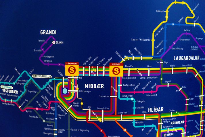 Hlemmur er ein helsta miðstöð Strætó á höfuðborgarsvæðinu. Búast má við seinkunum þar á morgun vegna framkvæmdanna.