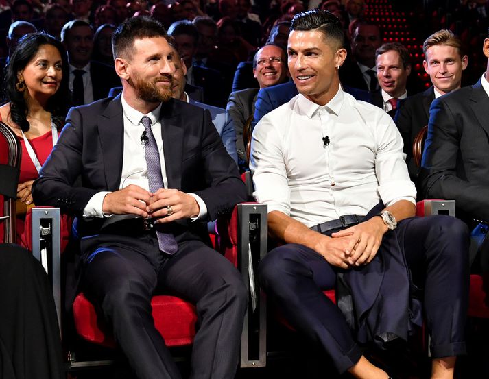 Cristiano Ronaldo og Lionel Messi.