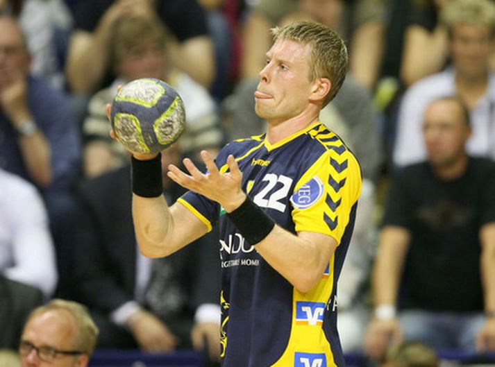 Guðjón Valur Sigurðsson í leik með Rhein-Neckar Löwen.