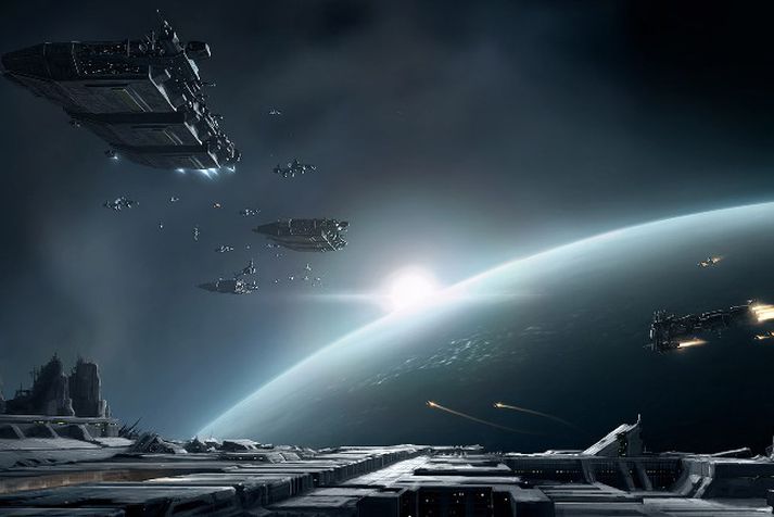 Mynd úr EVE Online.