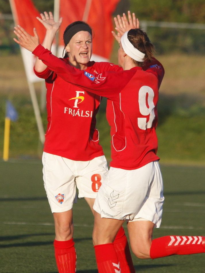 Katrín Jónsdóttir, fyrirliði Vals.