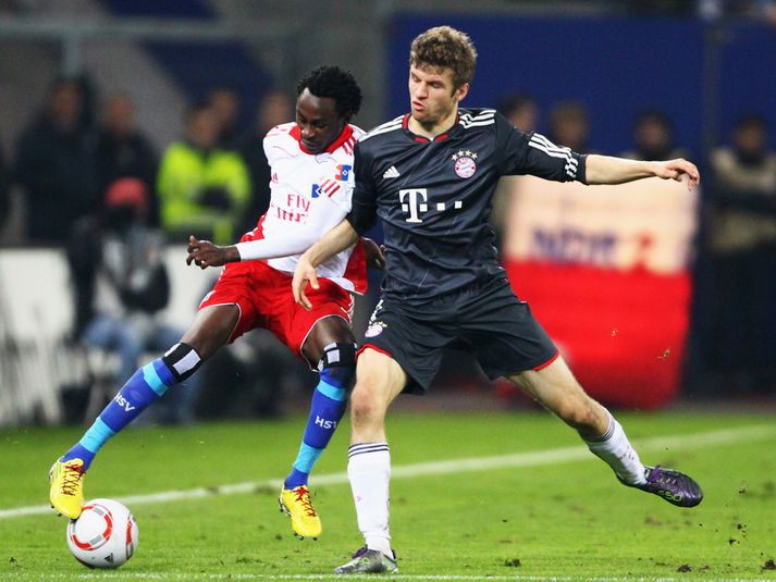 Thomas Muller í leiknum í kvöld.