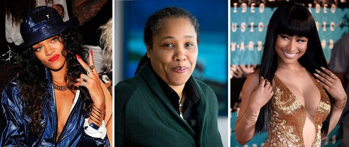 Rihanna, Marai Larasi og Nicki Minaj.